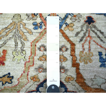 Load image into Gallery viewer, 3&#39;1&quot;x4&#39;8&quot; Rustic Gray, Aryana with North West Persian Design, Natural Dyes, Luxurious Wool, Hand Knotted, Oriental Rug FWR530022