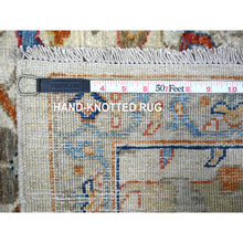 Load image into Gallery viewer, 3&#39;1&quot;x4&#39;8&quot; Rustic Gray, Aryana with North West Persian Design, Natural Dyes, Luxurious Wool, Hand Knotted, Oriental Rug FWR530022