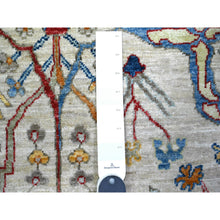 Load image into Gallery viewer, 3&#39;1&quot;x5&#39; Silk Gray, Fine Aryana Bidjar Garus Design, Natural Dyes, Luxurious Wool, Hand Knotted, Runner Oriental Rug FWR530040