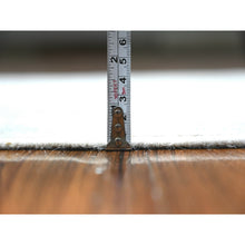 Load image into Gallery viewer, 2&#39;5&quot;x23&#39;8&quot; Silver Gray, Hand Knotted, Pure Wool, Stone Wash Peshawar, Natural Dyes, Xl Runner, Oriental Rug FWR530118