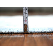 Load image into Gallery viewer, 2&#39;8&quot;x10&#39;4&quot; Ruddy Blue, Hand Knotted, Vegetable Dyes, Natural Wool, White Wash Peshawar, Runner Oriental Rug FWR530124