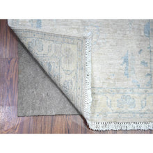 Load image into Gallery viewer, 2&#39;5&quot;x23&#39;8&quot; Beige, Washed Out Peshawar, Hand Knotted, Natural Dyes, Pure Wool, XL Runner Oriental Rug FWR530154