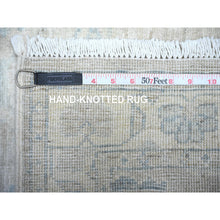 Load image into Gallery viewer, 2&#39;5&quot;x23&#39;8&quot; Beige, Washed Out Peshawar, Hand Knotted, Natural Dyes, Pure Wool, Xl Runner Oriental Rug FWR530154
