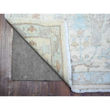 Load image into Gallery viewer, 2&#39;8&quot;x9&#39;6&quot; Vista White, Stone Wash Peshawar, Hand Knotted, Vegetable Dyes, Organic Wool, Runner Oriental Rug FWR530160