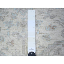 Load image into Gallery viewer, 2&#39;8&quot;x9&#39;6&quot; Vista White, Stone Wash Peshawar, Hand Knotted, Vegetable Dyes, Organic Wool, Runner Oriental Rug FWR530160
