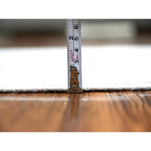 Load image into Gallery viewer, 2&#39;6&quot;x10&#39;3&quot; Cloud Gray, Soft Wool, White Wash Peshawar, Hand Knotted, Natural Dyes, Runner Oriental Rug FWR530166