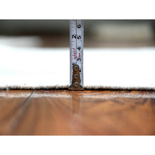 Load image into Gallery viewer, 2&#39;8&quot;x12&#39; Smoke White, Washed Out Peshawar With Faded Colors, Hand Knotted, Vegetable Dyes, 100% Wool, Runner Oriental Rug FWR530172