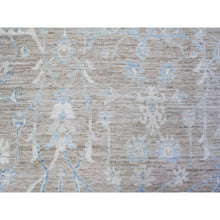 Load image into Gallery viewer, 8&#39;9&quot;x12&#39; Peanut Brown, Vegetables Dyes, White Wash Peshawar With All Over Mahal Design, 100% Wool, Hand Knotted, Oriental Rug FWR530262