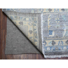 Load image into Gallery viewer, 10&#39;x13&#39;6&quot; Kendall Charcoal Gray, Peshawar All Over Mahal Design, Hand Knotted , Vegetable Dyes, Vibrant Wool Oriental Rug FWR530310