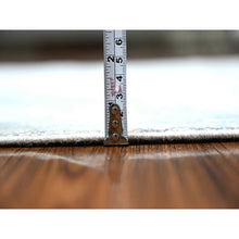 Load image into Gallery viewer, 4&#39;x6&#39; Stone Blue, White Wash Peshawar, Organic Wool, Vegetables Dyes, Hand Knotted, Oriental Rug FWR530538