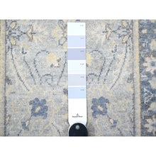 Load image into Gallery viewer, 1&#39;10&quot;x3&#39; Cloud Gray, White Wash Peshawar with All Over Design, Pure Wool, Hand Knotted, Natural Dyes, Mat Oriental Rug FWR530574