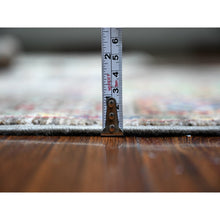 Load image into Gallery viewer, 3&#39;10&quot;x5&#39;9&quot; Gauntel Gray, Aryana With Ziegler Mahal All Over Colorful Design, Hand Knotted, Vegetable Dyes, Vibrant Wool, Oriental Rug FWR530886