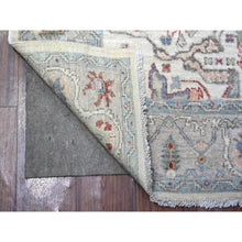 Load image into Gallery viewer, 4&#39;x5&#39;10 Dolphin Gray with Shark Gray Border, Fine Aryana Bidjar Garus Design, Natural Dyes, Luxurious Wool, Hand Knotted, Oriental Rug FWR530916