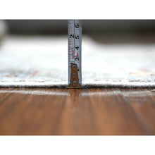 Load image into Gallery viewer, 3&#39;x9&#39;10&quot; Cloudy Gray, Fine Aryana Bidjar Garus Design, Natural Dyes, Luxurious Wool, Hand Knotted, Runner Oriental Rug FWR530928