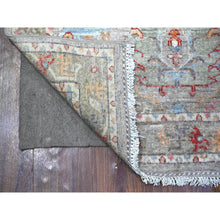 Load image into Gallery viewer, 3&#39;x4&#39;8&quot; Squirrel Gray, Fine Aryana, Sultanabad Leaf Design, Hand Knotted, Natural Dyes, Vibrant Wool, Oriental Rug FWR530934