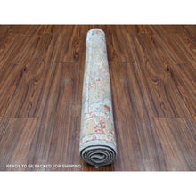 Load image into Gallery viewer, 3&#39;x4&#39;8&quot; Squirrel Gray, Fine Aryana, Sultanabad Leaf Design, Hand Knotted, Natural Dyes, Vibrant Wool, Oriental Rug FWR530934