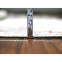 Load image into Gallery viewer, 3&#39;x4&#39;8&quot; Squirrel Gray, Fine Aryana, Sultanabad Leaf Design, Hand Knotted, Natural Dyes, Vibrant Wool, Oriental Rug FWR530934