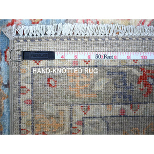 3'x4'8" Squirrel Gray, Fine Aryana, Sultanabad Leaf Design, Hand Knotted, Natural Dyes, Vibrant Wool, Oriental Rug FWR530934