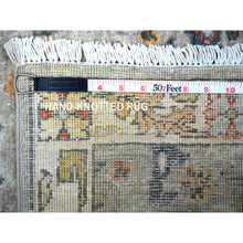 Load image into Gallery viewer, 3&#39;x4&#39;9&quot; Gauntel Gray, Vegetable Dyes, Bidjar Garus Design, Aryana Soft Wool, Hand Knotted, Oriental Rug FWR530946