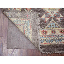 Load image into Gallery viewer, 3&#39;1&quot;x4&#39;10&quot; Urban Gray, Aryana with North West Persian Design with Small Animal Figurines, Natural Dyes, Luxurious Wool, Hand Knotted, Oriental Rug FWR530958