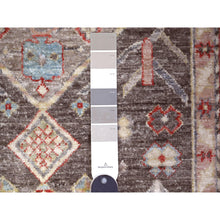 Load image into Gallery viewer, 3&#39;1&quot;x4&#39;10&quot; Urban Gray, Aryana with North West Persian Design with Small Animal Figurines, Natural Dyes, Luxurious Wool, Hand Knotted, Oriental Rug FWR530958