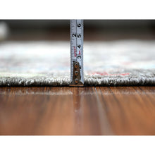 Load image into Gallery viewer, 3&#39;1&quot;x4&#39;10&quot; Urban Gray, Aryana with North West Persian Design with Small Animal Figurines, Natural Dyes, Luxurious Wool, Hand Knotted, Oriental Rug FWR530958