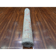 Load image into Gallery viewer, 3&#39;x4&#39;10&quot; Asphyxia Gray, Fine Aryana Bidjar Garus Design, Natural Dyes, Luxurious Wool, Hand Knotted, Runner Oriental Rug FWR530964