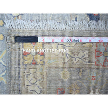 Load image into Gallery viewer, 3&#39;x4&#39;10&quot; Asphyxia Gray, Fine Aryana Bidjar Garus Design, Natural Dyes, Luxurious Wool, Hand Knotted, Runner Oriental Rug FWR530964