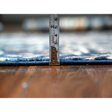 Load image into Gallery viewer, 2&#39;10&quot;x4&#39;9&quot; Millennium Blue, Hand Knotted, Natural Dyes, Soft Wool, Afghan Peshawar With Birds Of Paradise, Oriental Rug FWR531006