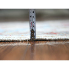 Load image into Gallery viewer, 2&#39;8&quot;x9&#39;10&quot; Baby Powder White, Fine Aryana, Sultanabad Leaf Design, Hand Knotted, Natural Dyes, Vibrant Wool, Runner Oriental Rug FWR531270