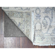 Load image into Gallery viewer, 2&#39;6&quot;x9&#39;10&quot; Toque White, Hand Knotted, Organic Wool, White Wash Peshawar Subtle Design, Runner Oriental Rug FWR531300