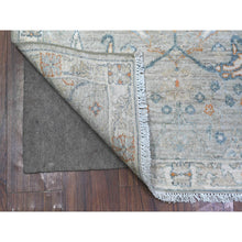 Load image into Gallery viewer, 3&#39;x4&#39;9&quot; Goose Gray, Hand Knotted, Natural Dyes, Soft Wool, White Wash Peshawar, Oriental Rug FWR531306