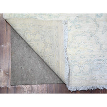 Load image into Gallery viewer, 3&#39;x5&#39; Gainsboro Gray, Natural Dyes, Pure Wool, White Wash Peshawar, Hand Knotted, Oriental Rug FWR531318