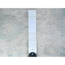 Load image into Gallery viewer, 3&#39;x5&#39; Gainsboro Gray, Natural Dyes, Pure Wool, White Wash Peshawar, Hand Knotted, Oriental Rug FWR531318