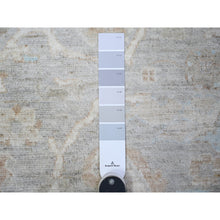 Load image into Gallery viewer, 8&#39;10&quot;x10&#39;9&quot; Goose Gray, Vegetable Dyes, White Wash Peshawar, Hand Knotted, Organic Wool, Oriental Rug FWR531360