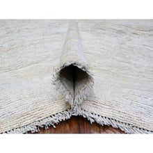 Load image into Gallery viewer, 8&#39;9&quot;x12&#39;5&quot; Apricot Orange, Faded Out Afghan Angora Oushak, Vegetable Dyes With Shiny Wool, Hand Knotted Oriental Rug FWR531474