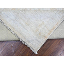 Load image into Gallery viewer, 8&#39;9&quot;x12&#39;5&quot; Apricot Orange, Faded Out Afghan Angora Oushak, Vegetable Dyes With Shiny Wool, Hand Knotted Oriental Rug FWR531474