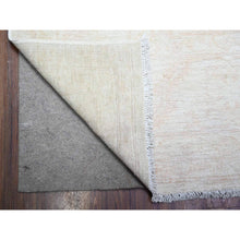 Load image into Gallery viewer, 9&#39;8&quot;x13&#39;1&quot; Shoreline Gray, Hand Knotted, Soft Wool, White Wash Peshawar, Distressed, Oriental Rug FWR531486