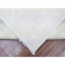 Load image into Gallery viewer, 9&#39;8&quot;x13&#39;1&quot; Shoreline Gray, Hand Knotted, Soft Wool, White Wash Peshawar, Distressed, Oriental Rug FWR531486