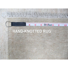 Load image into Gallery viewer, 9&#39;8&quot;x13&#39;1&quot; Shoreline Gray, Hand Knotted, Soft Wool, White Wash Peshawar, Distressed, Oriental Rug FWR531486