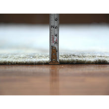 Load image into Gallery viewer, 10&#39;2&quot;x14&#39; Sabre Gray And Jamestown Blue, Peshawar Mahal Design, Hand Knotted Densely Woven, Natural Dyes, Pure Wool Oriental Rug FWR531504