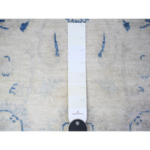 Load image into Gallery viewer, 2&#39;6&quot;x19&#39;5&quot; Coconut White, Hand Knotted, 100% Wool, White Wash Peshawar Subtle Design, Xl Runner, Oriental Rug FWR531552