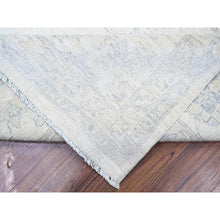 Load image into Gallery viewer, 9&#39;7&quot;x13&#39;10&quot; City Loft White, Faded Washed Out Peshawar, Hand Knotted, Organic Wool, Oriental Rug FWR531570