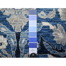 Load image into Gallery viewer, 3&#39;x5&#39;1&quot; Patriot Blue, Densely Woven, Hand Knotted Peshawar With All Over Mahal Design, Vegetable Dyes, Pure Wool Oriental Rug FWR531612
