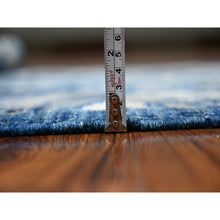 Load image into Gallery viewer, 3&#39;x5&#39;1&quot; Patriot Blue, Densely Woven, Hand Knotted Peshawar With All Over Mahal Design, Vegetable Dyes, Pure Wool Oriental Rug FWR531612
