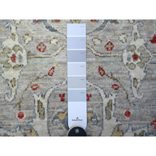Load image into Gallery viewer, 3&#39;1&quot;x10&#39; Marquee Silver With Accord Gray Border, Hand Knotted, Fine Aryana Bidjar Garus Design, Natural Dyes, Luxurious Wool, Runner Oriental Rug FWR531744