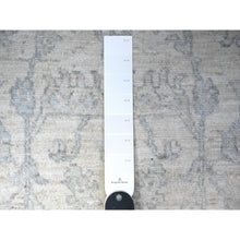 Load image into Gallery viewer, 2&#39;5&quot;x11&#39;8&quot; Daisy White, Luxurious Wool, White Wash Peshawar, Hand Knotted, Runner, Oriental Rug FWR531804