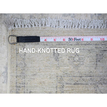 Load image into Gallery viewer, 2&#39;5&quot;x11&#39;8&quot; Daisy White, Luxurious Wool, White Wash Peshawar, Hand Knotted, Runner, Oriental Rug FWR531804