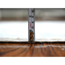 Load image into Gallery viewer, 2&#39;7&quot;x9&#39;5&quot; Cloud White, Hand Knotted, Shabby Chic, Soft Wool, White Wash Peshawar, Runner Oriental Rug FWR531816