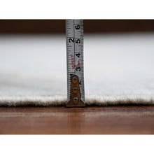 Load image into Gallery viewer, 8&#39;3&quot;x10&#39; Silver Chalice Gray, Hand Knotted, Wool Weft, Vegetable Dyes, Tribal Flower And Leaf Design, Angora Oushak Oriental Rug FWR531894